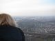 Ballonvaart van Rotterdam naar Zuid-Beijerland, over Oud-Beijerland en de Hoeksche Waard. Boven Rotterdam.